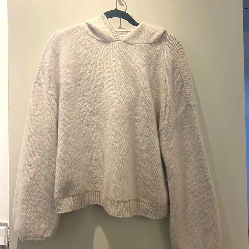 PAIGE hooded cashmere sweater